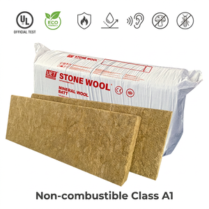 Material <span class=keywords><strong>de</strong></span> Aislamiento Acústico <span class=keywords><strong>de</strong></span> <span class=keywords><strong>Lana</strong></span> Mineral Estándar Norteamericano UL ASTM E84 Clase A R32 <span class=keywords><strong>de</strong></span> 8 Pulgadas para Aislamiento Comercial - Product Image 2