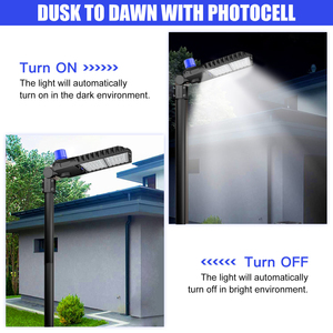 Hishine Smart LED lampioni 60W-300W gamma garanzia di 7 anni per parcheggio stadio illuminazione corpo in alluminio IP67 Rated - Product Image 5