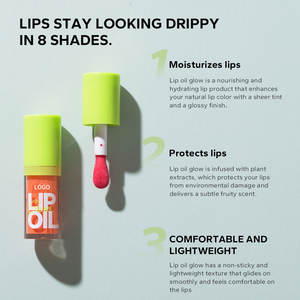 Bálsamo labial de maquillaje profesional hidratante brillante y vegano teñido claro nutre el brillo labial hidratante - Product Image 4