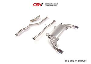 BMW X4 G02 <span class=keywords><strong>2</strong></span>.0Tキャットバック用カーボンファイバーチップ付きバルブソニックサウンドエキゾーストマフラー - Product Image 4