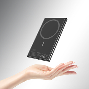 Magsaferred Power Bank en aluminium 5000mAh Super Thin Mag Wireless Magnetic Power Bank pour <span class=keywords><strong>iPhone</strong></span> 17 <span class=keywords><strong>Pro</strong></span> Max Battery Pack Charger - Product Image 2