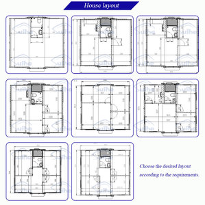 <span class=keywords><strong>Maison</strong></span> préfabriquée modulaire extensible à deux ailes, deux chambres, 20 pieds, en conteneur - Product Image 6