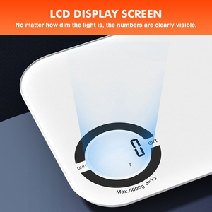 3.7V USB Có Thể Sạc Lại Tempered Glass 10000G Kỹ Thuật Số Điện Tử Nhà Bếp Thực Phẩm Quy Mô - Product Image 3