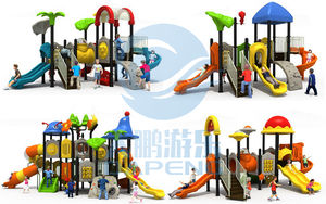 Toboggans de haute qualité pour aire de jeux extérieure, en plastique, série mini pour enfants, parc d'attractions, jeux pour enfants - Product Image 4