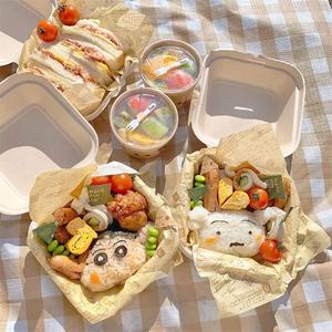 Hộp Bánh Hamburger Giá Ưa Thích Trực Tiếp Từ Nhà Máy Trung Quốc Để Đóng Gói Thực Phẩm Hộp Bánh Mì Kẹp Mía Vỏ Sò Hộp Bánh Burger - Product Image 6