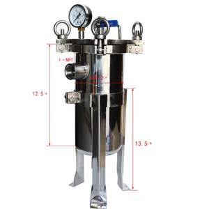 Carcasa de filtro de bolsa Equipo de purificación de filtro de agua de bolsa de filtro de acero inoxidable 304 - Product Image 2