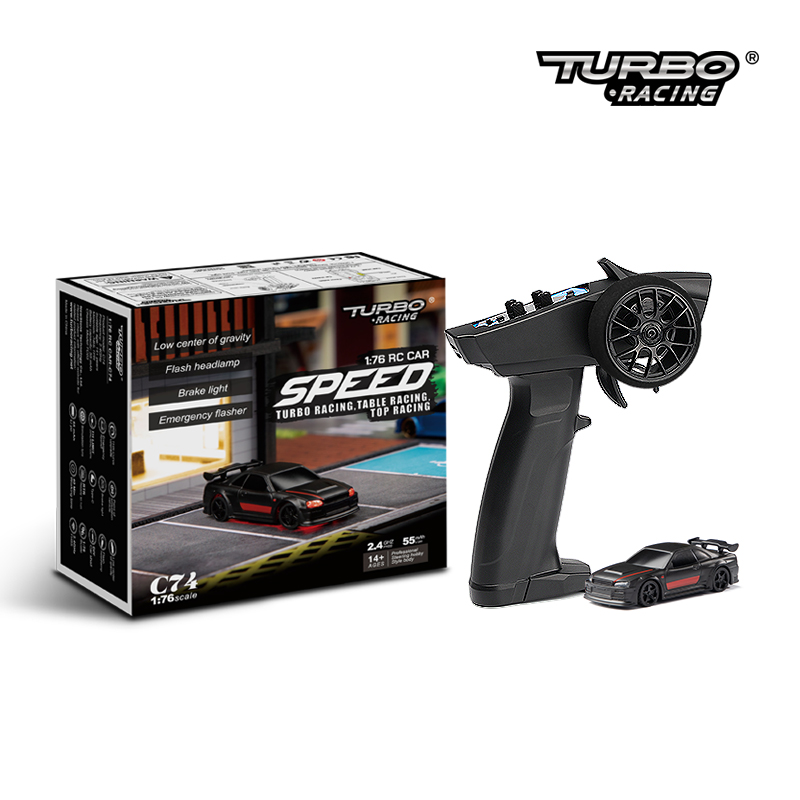 ターボレーシング 1:76 C64 C73 C72 C74 ドリフト RC カー Turbo Racing 1:76 C64 C73 C72 C74 Drift Rc Car With Gyro