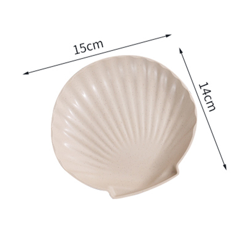 Assiette coquillage beige-fun un