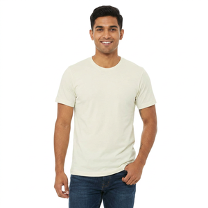 T-shirt unisexe en jersey blanc à manches courtes et col rond, 150 g, fabricant - Product Image 1