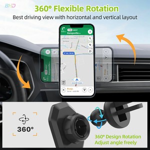 2025 all'ingrosso della fabbrica 360 ruotare gancio gancio accessori per telefono cellulare supporto auto presa d'aria porta telefono - Product Image 3