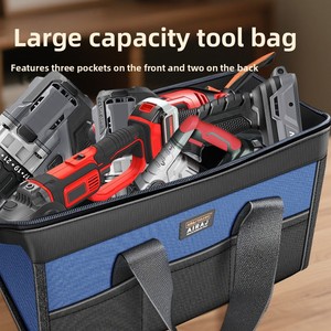 Arrizer Portable <strong>Tool</strong> <strong>Kit</strong> &amp; <strong>Bag</strong> Thickened Wear-Resistant Waterproof Oxford Cloth Canvas Electrician Repair Storage - Product Image 2