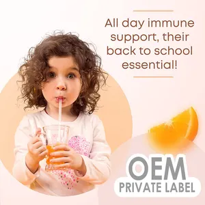 Private label high absorption vitamin c liquid drops immune support organic oral liquid vitamins multivitamin supplement