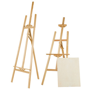 Chevalet en bois massif, cadre à croquis, 150 cm, pliable, multifonctionnel, support d'affichage d'art - Product Image 1