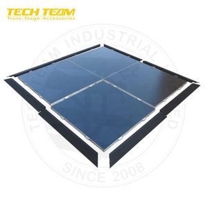 Pista de baile de eventos en blanco y negro para fiesta de boda Easy Lock Light Stage Platforms escenario - Product Image 4