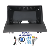 Accessoires intérieurs de voiture Meihua, cadre de lecteur DVD de voiture pour RENAULT MEGANE 2/FLUENCE avec faisceau de câbles.