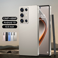 Teléfono Inteligente C25Ultra 5G con Pantalla HD de 6.8 Pulgadas, Android 15, Ocho Núcleos, 12 GB + 512 GB de Almacenamiento, Reconocimiento Facial, Doble SIM, Doble Modo de Espera, 6000 mAh