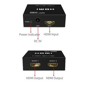 Khuyến Mãi Nóng Bộ Chia HDMI 4K 1 Trong 2 Ra 1X2 3D Full HD 1080P 4K X 2K @ 30Hz Màn Hình Kép Bộ Chia HDMI 2 Cổng - Product Image 2