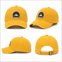 Gorra de Voluntario Ajustable de Algodón Cepillado OEM de Primera Calidad, Directo de Fábrica, para Pedidos al por Mayor, con Logotipo de Parche Tejido Personalizado para Compradores de Eventos de ONG