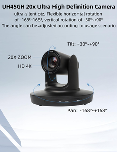 Caméra de vidéoconférence 4k HDM1 POE PTZ Zoom 20X Système de diffusion en direct HD Mise au point automatique Caméra PTZ réunion en ligne - Product Image 2