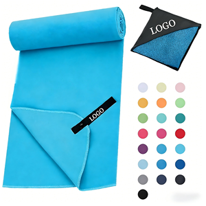 Serviette en microfibre personnalisée, antidérapante, super absorbante, séchage rapide pour le yoga chaud, le Pilates, logo OEM - Product Image 1