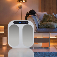 Masseur de pieds électrique portable de luxe 6D, infrarouge, avec télécommande, pour physiothérapie, massage par pétrissage pour canapé