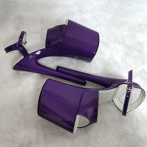 Wristband Roman Peep Toe Shoes Sandals Platform 20CM Super High Heels <b>Pole</b> <b>Dance</b> for Women - Product Image 6