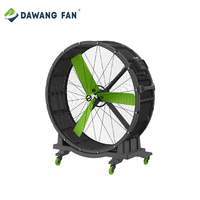 600w électrique grand industriel portable hvls ventilateur de support de roue pour grand espace hvls portable grand ventilateur