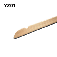 Cintres en bois naturel, gain de place, finition laquée, pour armoire, magasin, boutique, supermarché, présentation de vêtements