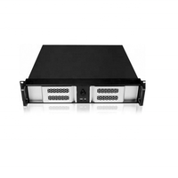 Châssis/boîtier de montage en rack de serveur DVR industriel 2U de haute qualité en alliage d'aluminium à facteur de forme ATX avec ventilateur pour EKI-N2052 PC industriel