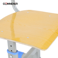 Ensemble de chaise et de bureau d'école primaire réglables en hauteur, bureaux et chaises de classe réglables en hauteur pour la maternelle