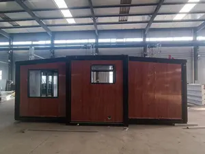 Casa modular portátil dobrável pré-fabricada de fábrica na China, contêiner de 20 pés, 3 quartos, para vendas