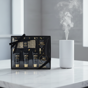 <span class=keywords><strong>Coffret</strong></span> Cadeau de Luxe pour Hommes : Gel <span class=keywords><strong>Douche</strong></span>, Lait Corporel, Gommage, Hydratant, Sel de <span class=keywords><strong>Bain</strong></span> et Ceinture de <span class=keywords><strong>Bain</strong></span> - Product Image 1