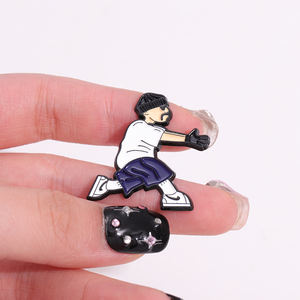 Карандаш Мультяшные эмалированные булавки креативные канцелярские Броши с персонажами Стиль Бег лацкан бейдж ювелирные изделия оптом - Product Image 4