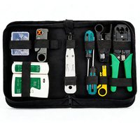 Pince à sertir professionnelle pour câbles réseau, en acier à haute teneur en carbone, kit d'outils manuels OEM pour le sertissage de fiches modulaires
