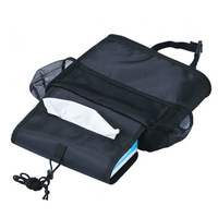 Organisateur multifonctionnel pour siège arrière de voiture Boîte de rangement pliable pour enfants Porte-sac pour voiture Version isolée Rangement