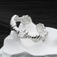 Anneaux de bijoux ajustables en or 18 carats fins pour femmes, argent sterling 925, anneau en pierre œil de tigre tendance, personnalisé
