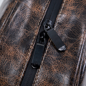 Borsa da Viaggio per Cosmetici <span class=keywords><strong>in</strong></span> <span class=keywords><strong>Pelle</strong></span> PU di Grande Capacità per <span class=keywords><strong>Uomo</strong></span>, Organizer Portatile per Articoli da Toeletta con Chiusura a Cerniera - Product Image 6