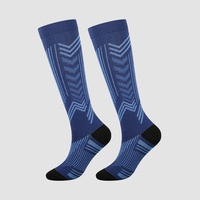 Nouvelles chaussettes de compression en nylon tricoté Arrow pour le cyclisme et la course à pied - ODM pour usage extérieur par les jeunes