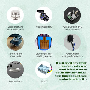 25.6V 50Ah LiFePO4 고성능 6000 사이클 내장 BMS 배터리 팩 CE 인증 골프 버기 해양 보트 요트 낚시 - Product Image 6