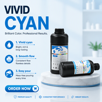 Tinta Cetak Digital UV Premium untuk Printer UV Flatbed CMYK Putih Tinta Pernis DX5 DX7 XP600 G5 G6 Printhead