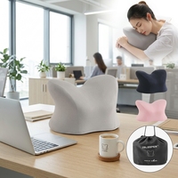 Coussin Papillon Multifonctionnel pour le Dos, le Cou et la Taille – Oreiller de Bureau et de Sommeil