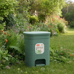 Pattumiera (20Lt) con pedal DOMUS HOME COLLECTION Té verde 90302 - Product Image 3