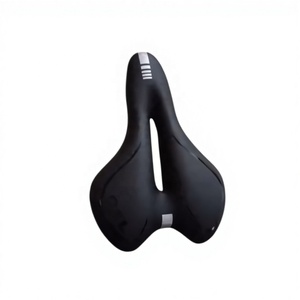 <span class=keywords><strong>Selle</strong></span> de vélo en cuir respirante avec absorption des chocs, imperméable et ventilée, unisexe pour adultes, pour VTT - Product Image 1