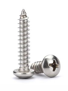 Round Head Self-Tapping <strong>Screws</strong> - Stainless Steel Fasteners for <strong>Wood</strong> &amp; Furniture Assembly - Product Image 3