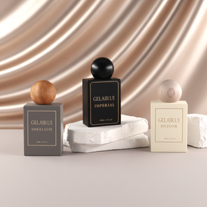 Botellas de Perfume de Vidrio de Lujo de 30ML/50ML/100ML con Tapa Dorada y Tapas de Plástico, Nuevo Diseño de Caja de Empaque - Product Image 2