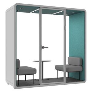 บูธสำนักงานแบบเก็บเสียงสำหรับการประชุมทางธุรกิจอย่างรวดเร็ว - Product Image 3