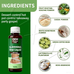 Líquido Oral de Alta Calidad para Desintoxicación y Limpieza de <span class=keywords><strong>Colon</strong></span>, Absorción Rápida, Limpieza Intestinal, Adelgazante, Suplementos con Extracto de Hoja de Té Verde - Product Image 3