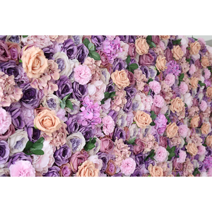 Fondo de Pared Floral de Seda Artificial con Lavanda y Rosas, Estilo Nórdico, para el Día de San Valentín y Acción de Gracias - Product Image 4