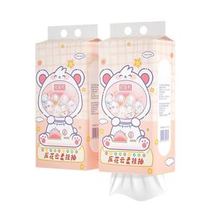 Toptan sihirli doku büyük 4-Ply alt çıkarma tuvalet kağıdı havlu bakire odun hamuru malzemesi asılı doku - Product Image 1