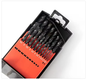 Set mata bor HSS Jobber 19 buah, titik terpisah 118 derajat, Set mata bor putar profesional untuk plastik logam kayu - Product Image 6